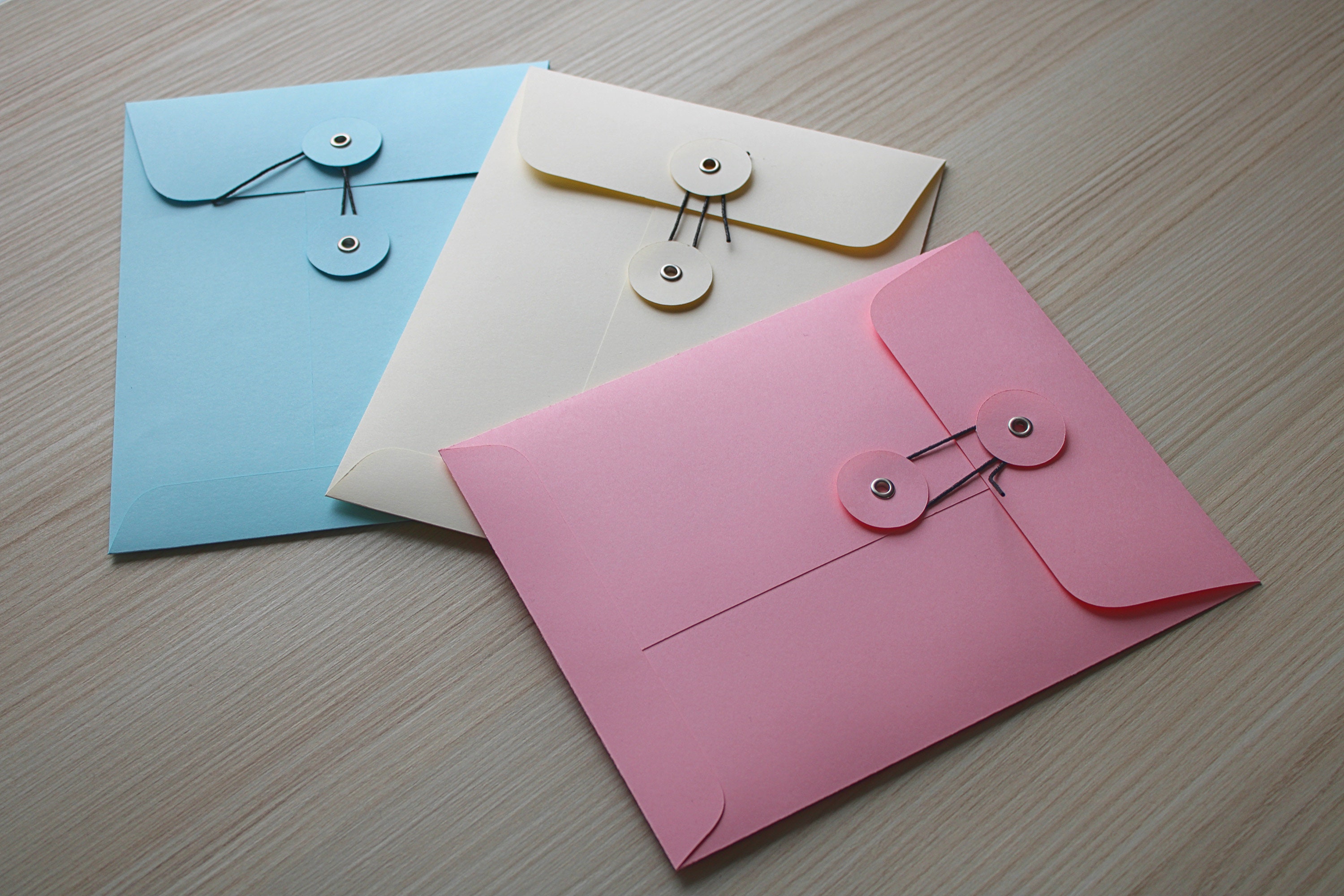 String Tie Paper Envelopes 161 x 207mm Etsy