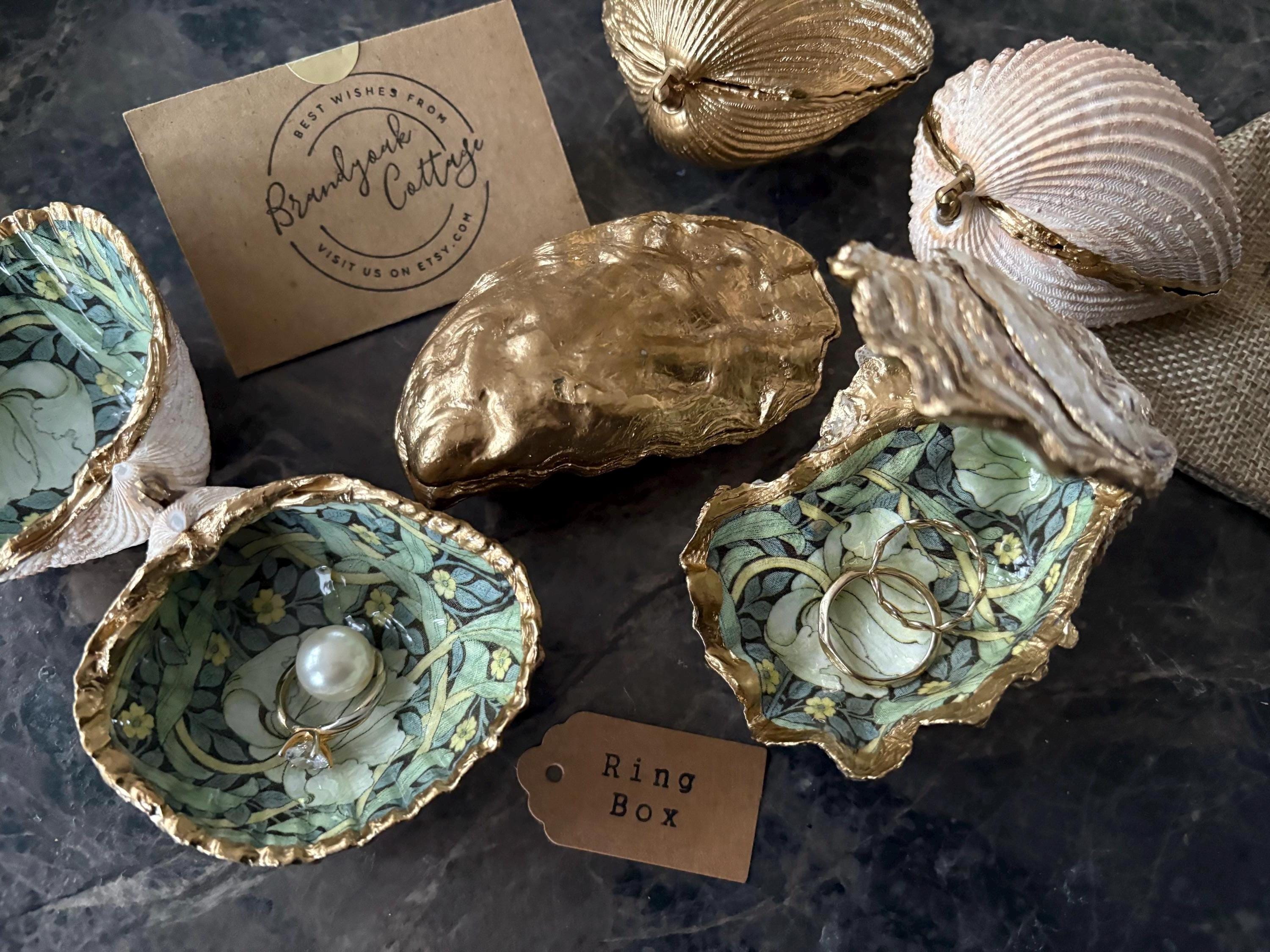 Oyster Shaped Box - Etsy Canada