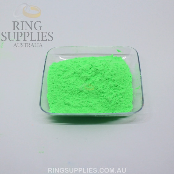 Neon Green Glow in the Dark Powder Pigment Etsy