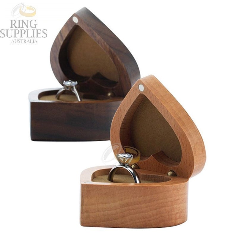 Heart Shaped Ring Presentation Box