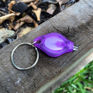 Ultraviolet LED Light keyring
