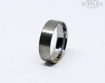 6mm Tungsten ring liner / core, comfort fit