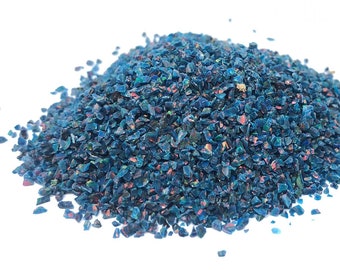 Space Blue Crushed Opal Chips