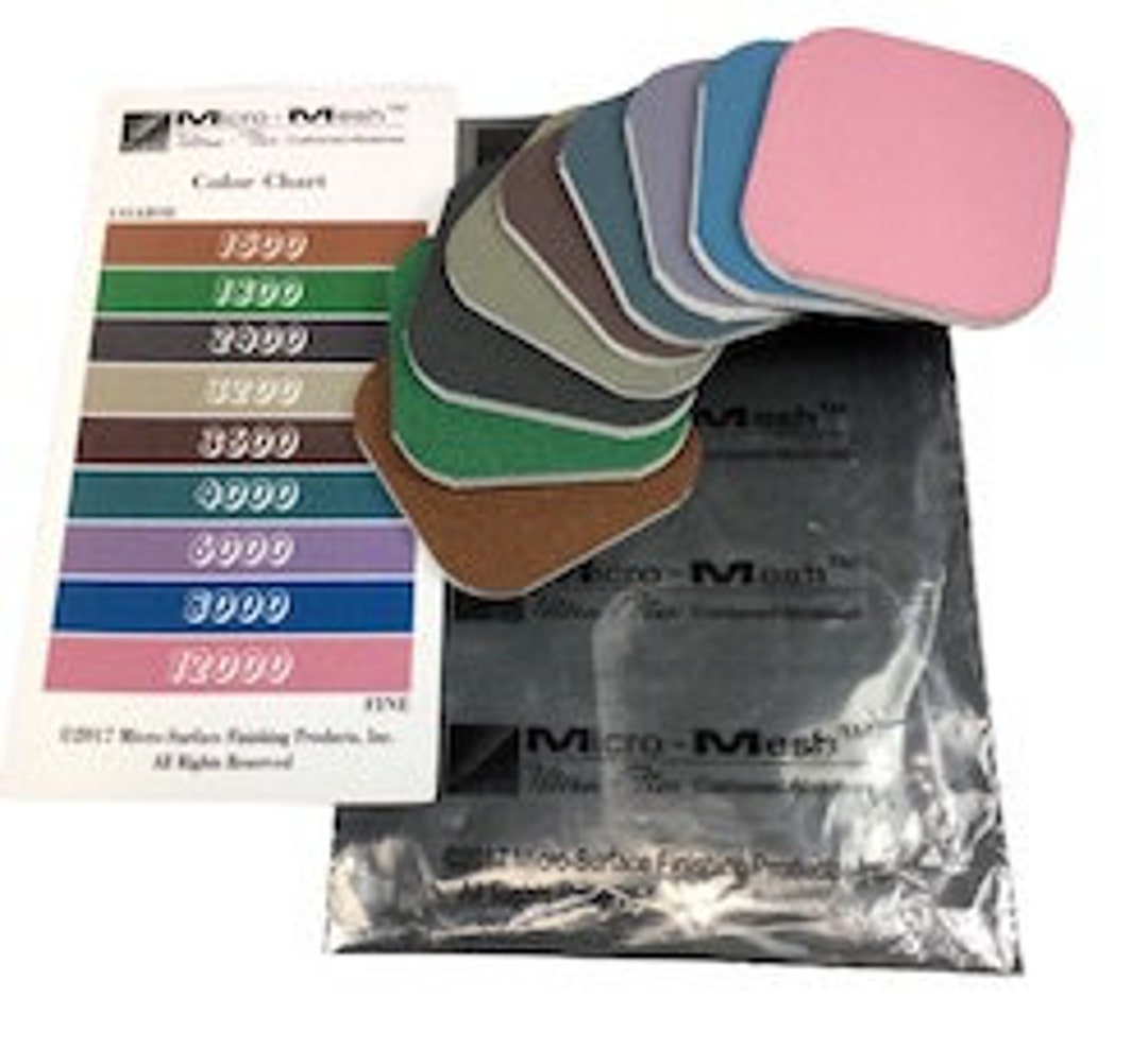 Micromesh Soft Touch Pad 2 X 2 Sanding Kit Etsy