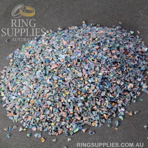 Rainbow Fire Crushed Opal Chips