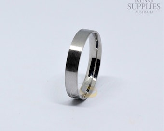 4mm Stainless Steel ring liner / core, comfort fit