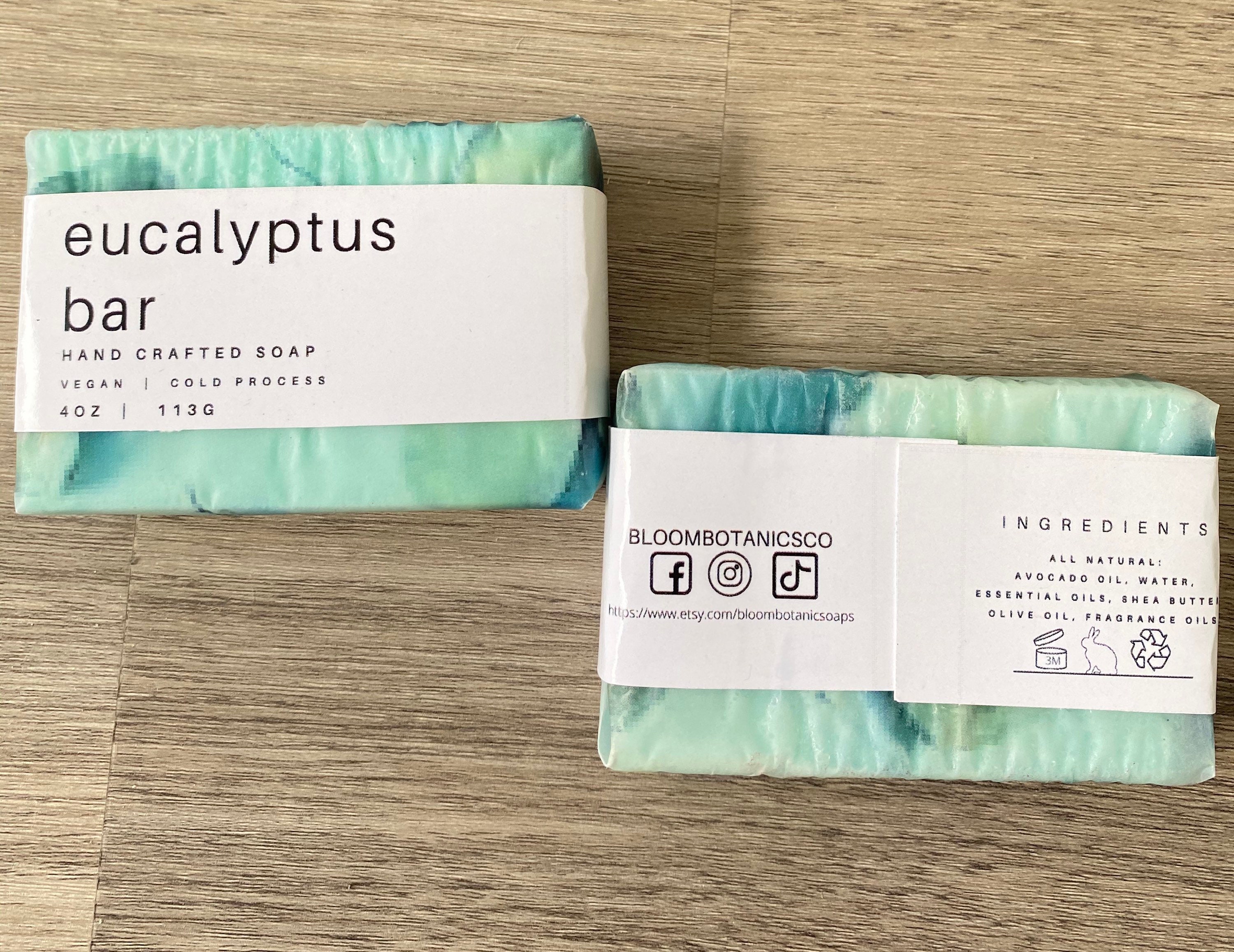 Eucalyptus Bar soap bar 113g Etsy