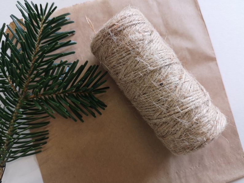 Jute Twine by the Metre / Rustic Wedding Jars Supply / Natural Etsy UK