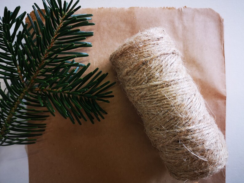 Jute Twine by the Metre / Rustic Wedding Jars Supply / Natural Etsy UK
