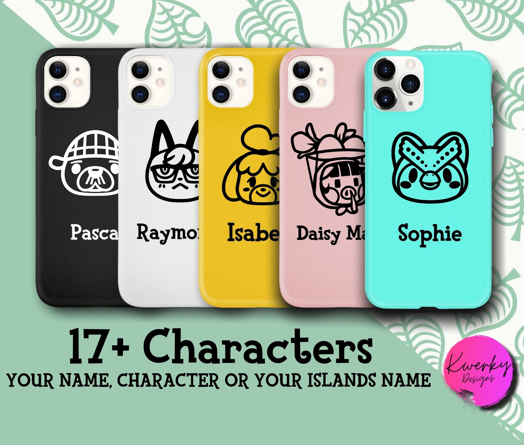 Personalised Animal Crossing Phone Case / ACNH / Custom Name / Etsy