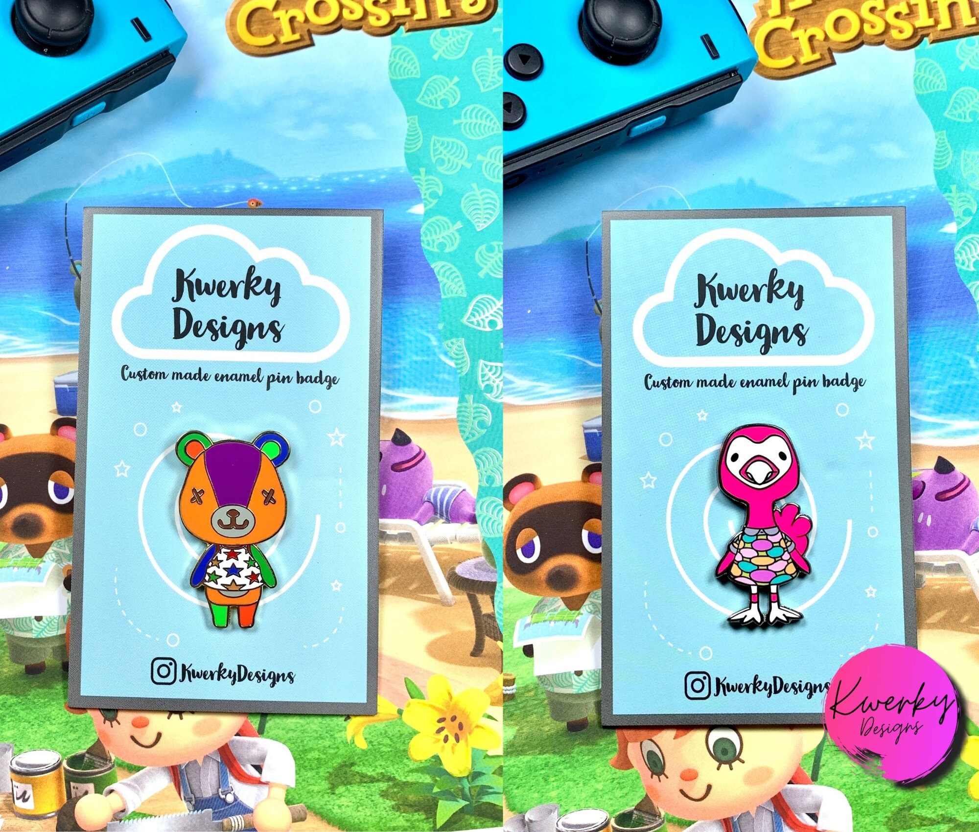 Animal Crossing Pins Hard Enamel / ACNH Characters / Villagers Etsy