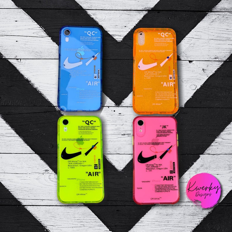 Nike Off White Phone Case / iPhone 7 / 8 / Plus / XR / X / XS Etsy