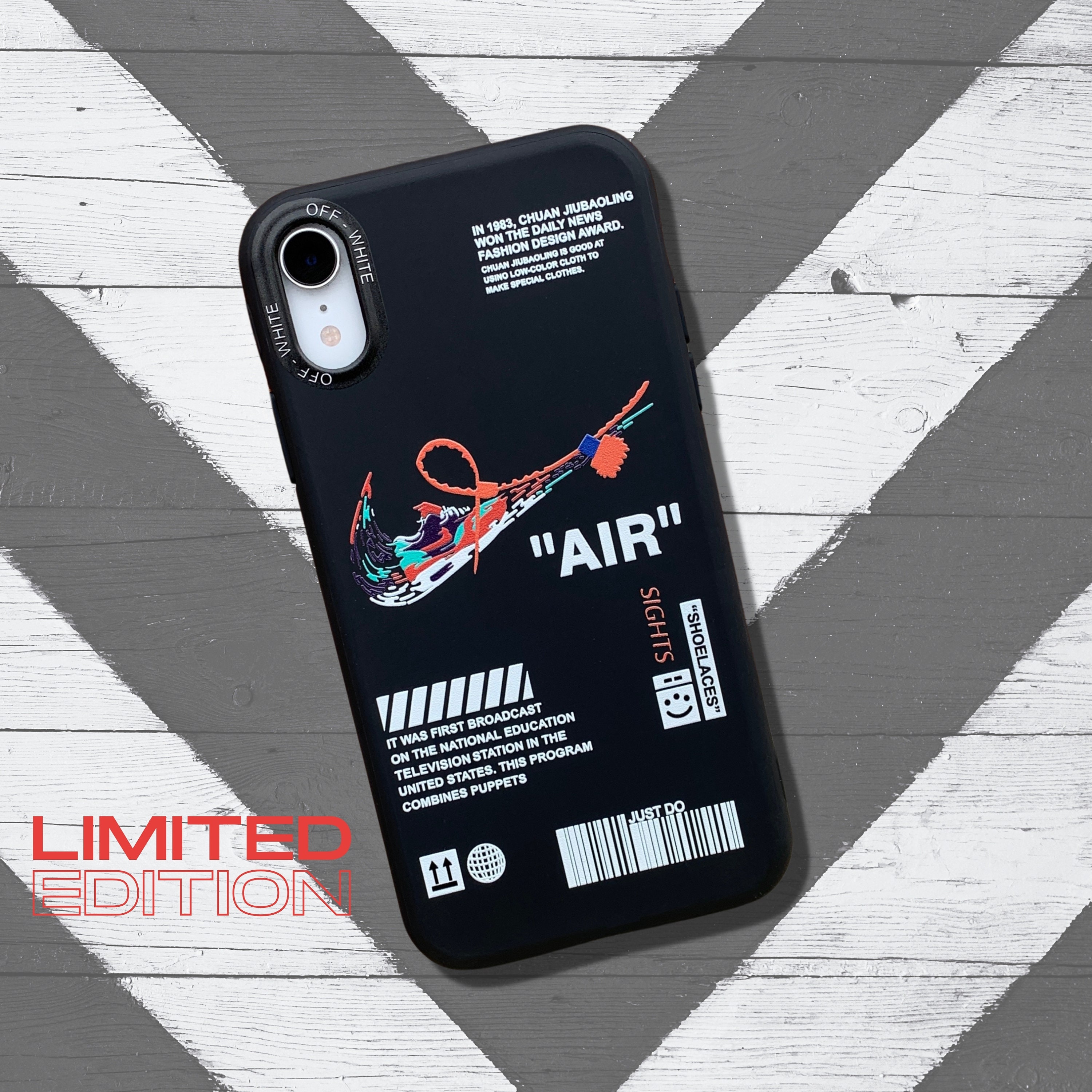 Nike Off White Air Max Style Phone Case for iPhone X XS / | Etsy