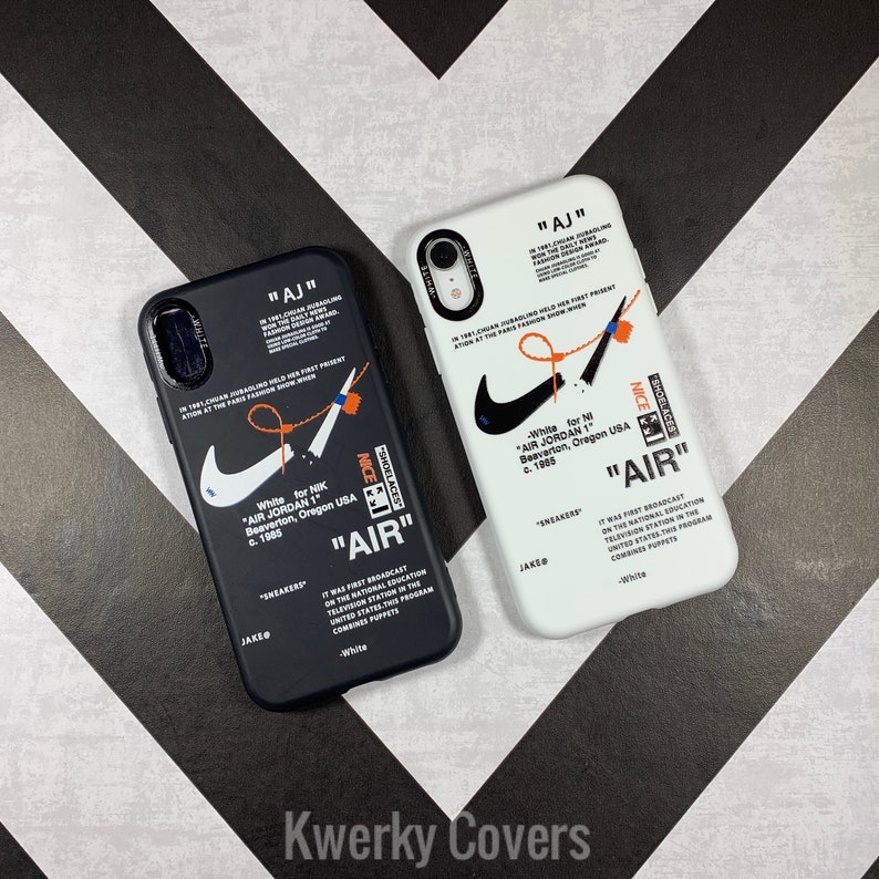 Nike Off White Style Phone Case / iPhone 7 / 8 / X / XS / XR / Etsy
