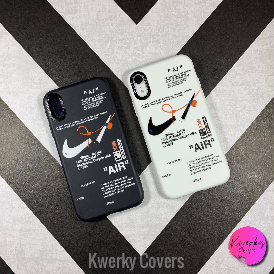 Nike Off White Style Phone Case / XS Max / iPhone 11 Pro / | Etsy