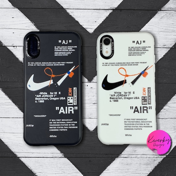 cover iphone xr nike off white