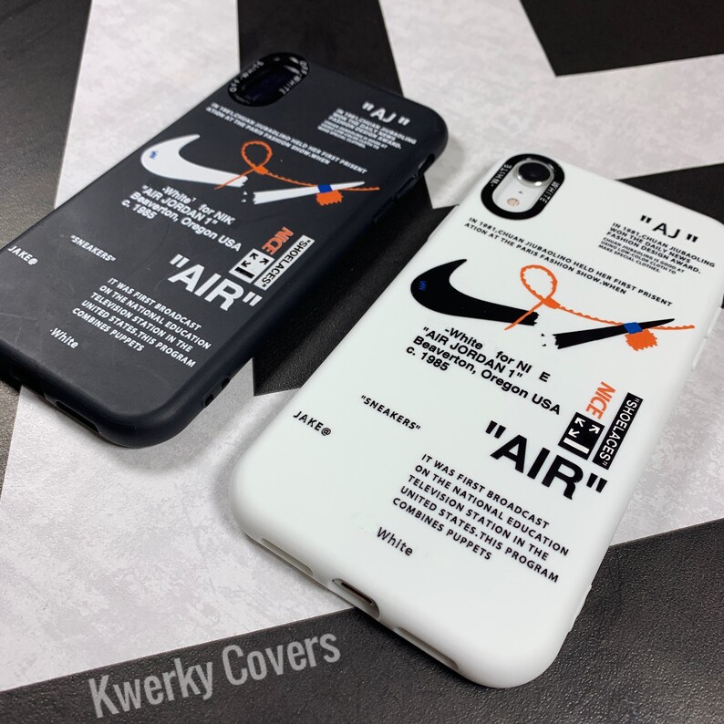 Nike Off White Style Phone Case / iPhone 7 / 8 / X / XS / XR / Etsy