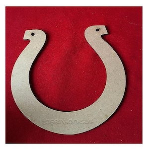 Wedding Horseshoe Blanks: MDF Bride & Groom Keepsake