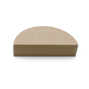 Freestanding Semi Circle Blanks - Half Round Wooden Shapes