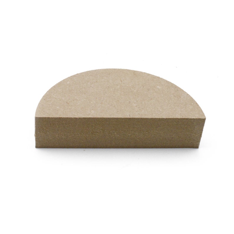 Freestanding Semi Circle Blanks - Half Round Wooden Shapes