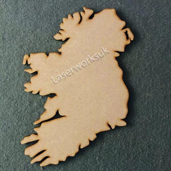 Wooden Map of Ireland Etsy UK