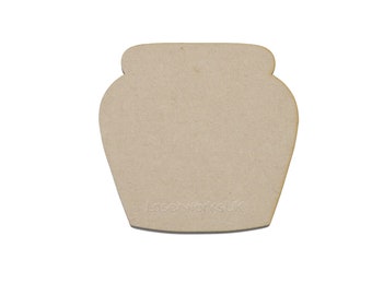 Wooden Honey Pot Craft Shape: Bee Decor Embellishment