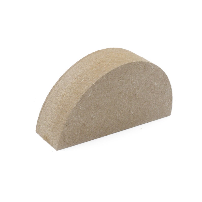 Freestanding Semi Circle Blanks - Half Round Wooden Shapes