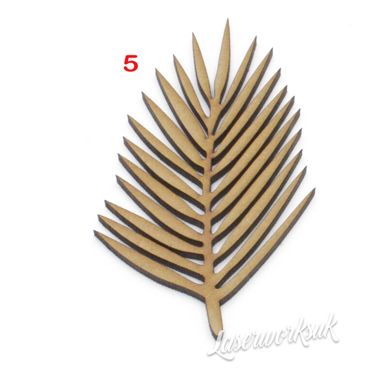 Tropical Leaf - Monstera leaf - Fern Leaf - Wooden MDF Leaves - Crafts Shapes, Wooden Leaf Cutout - Scrapbook, Embellishments, Decoration