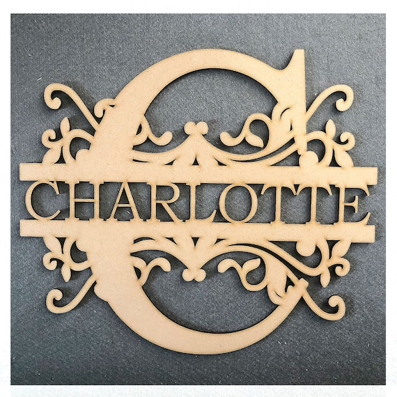 Personalised Wooden MDF Monogram Letters - Craft Blank Shape Wedding Guestbook, Nursery, Christmas Box
