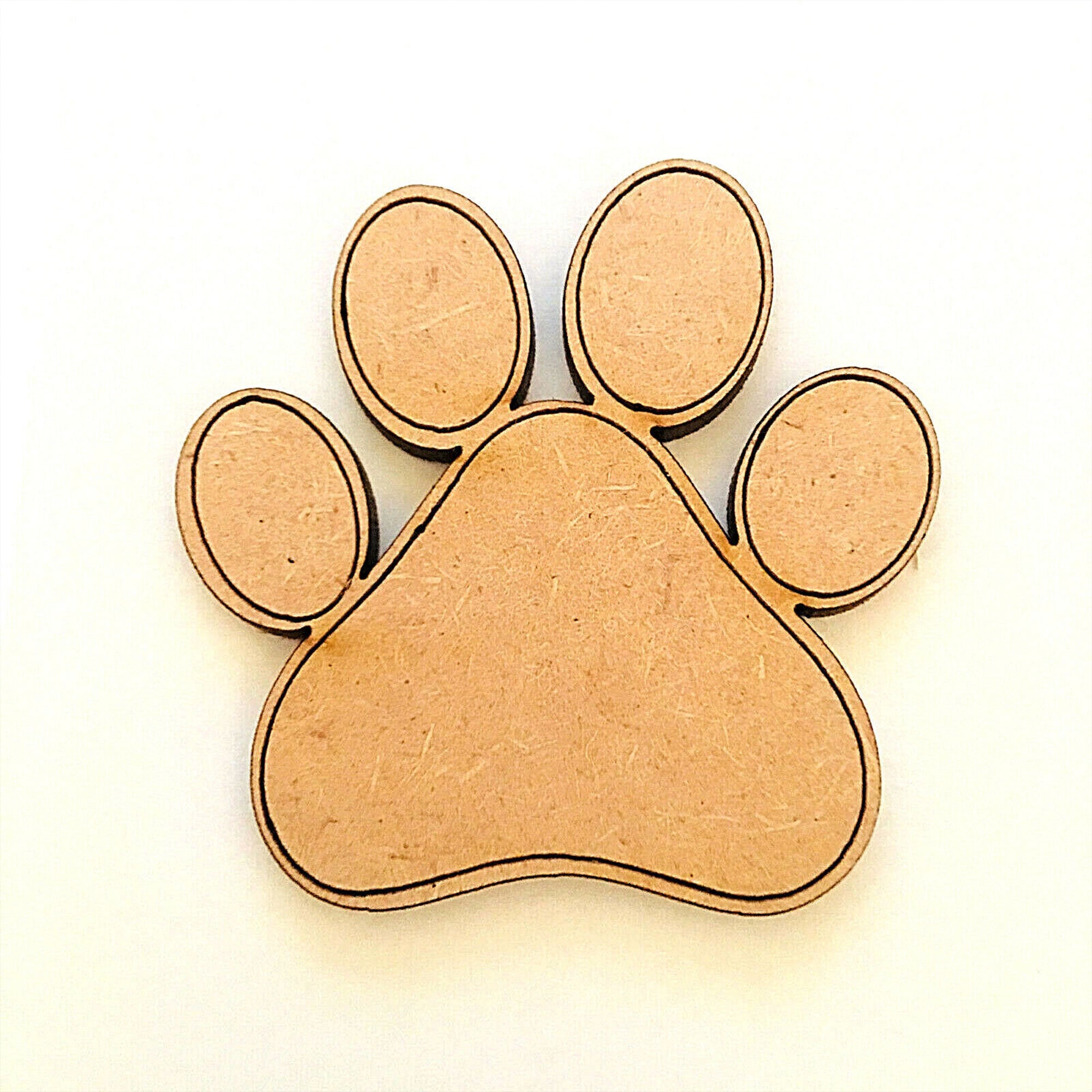 Wooden Dog Paw Shapes Wooden Pet Paws Craft Paws Paw Etsy UK
