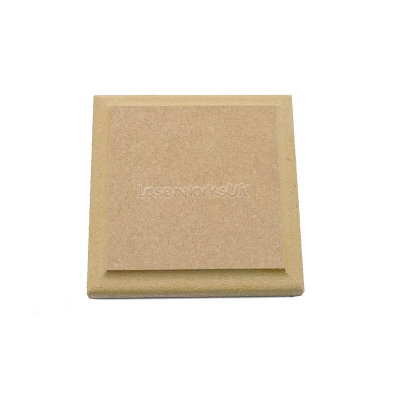 Trophy Base Blanks - Plaques, Cake Stands, Bases, Canvases - Squares - Rectangles - Circles  Wooden Plinth Shapes