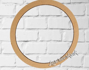 MDF Craft Rings: Wooden Nursery Mobile Blanks