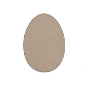 Easter Egg Craft Shapes - MDF Wooden Blank Eggs Tags Decoration Embellishment Easter Bunny