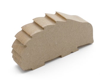 Freestanding Hedgehog Craft Shapes - Wooden 18mm thick MDF Blank Shape, Wild Life, Unpainted