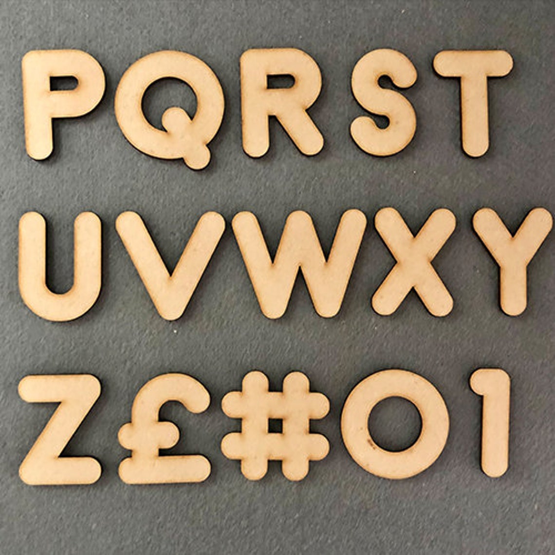 Large Toy Box Wooden Letters & Numbers 3cm 40cm MDF Etsy
