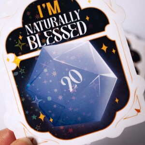 Naturally Blessed BG3 / Glanzfinish / Baldurs Gate / DND-Geschenk / Dungeons and Dragons / Journalplaner / Geek-Geschenk