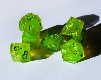 Ecto-Cooler 7-PC Polyhedral set / Dnd gift / gift for friends / Rpg / Boardgame dice / Dungeons and dragons