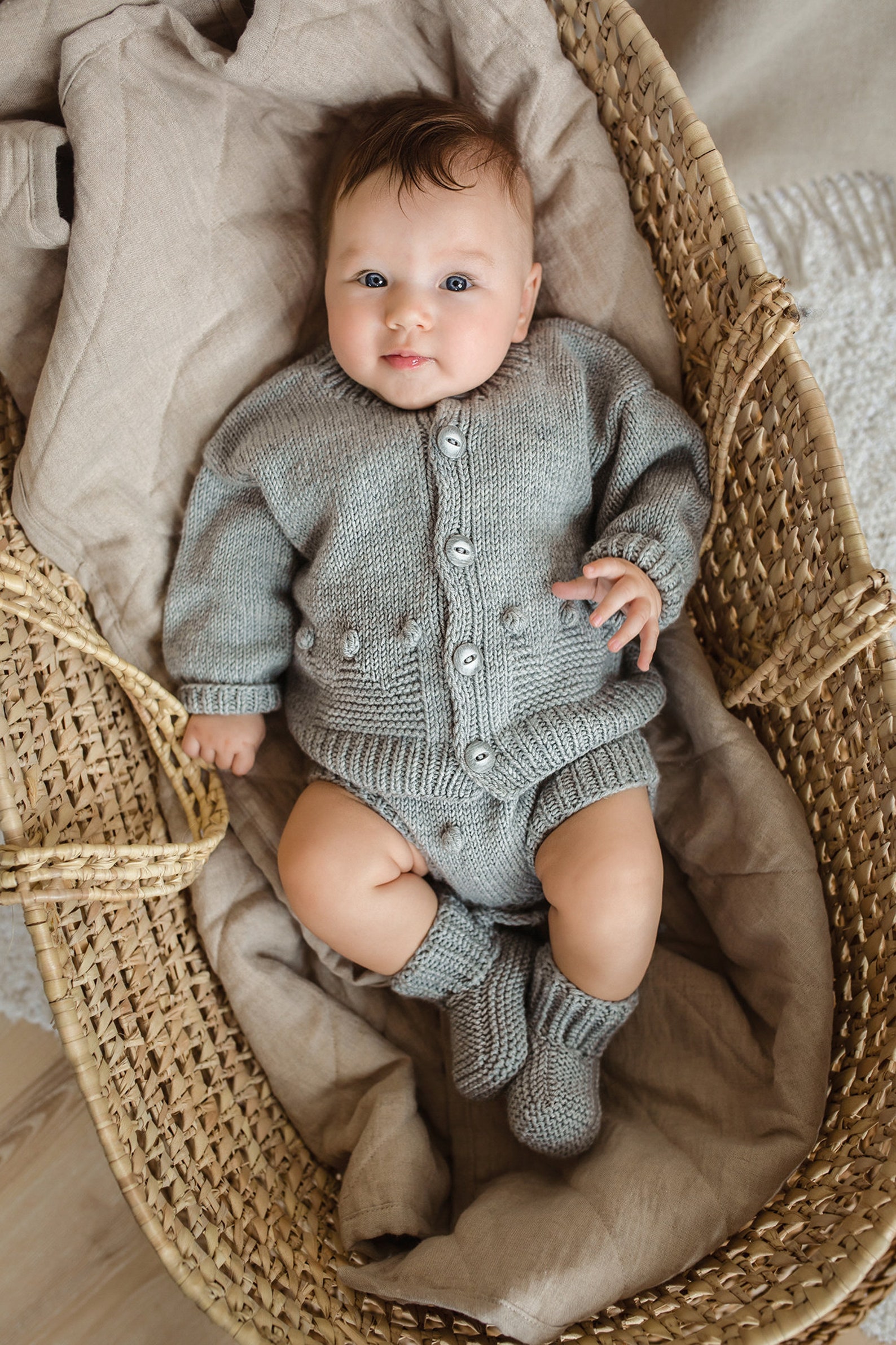 Baby sweater Knitted baby sweater Knitted baby clothes Wool | Etsy