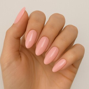 Spring Press-On Nails | Pastel  Almond Shape | Glossy Handmade Nail Set | Reusable | Fake Nails