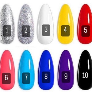 Solid Color Press-On Nails | Solid Color Nails | Pick Your Own Color | Gloss or Matte | Press On Nails | Fake Nails | Glue On Nails