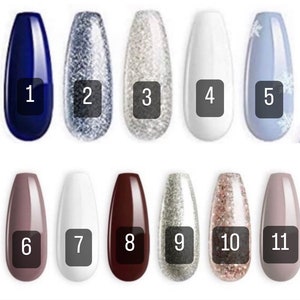 Solid Color Press-On Nails | Solid Color Nails | Pick Your Own Color | Gloss or Matte | Press On Nails | Fake Nails | Glue On Nails