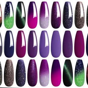 GALAXY Solid Color Press-On Nails | Solid Color Nails | Pick Your Own Color | Gloss or Matte | Press On Nails | Fake Nails | Glue On Nails