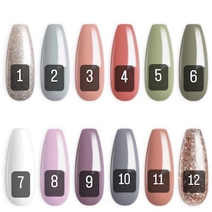 Solid Color Press-On Nails | Solid Color Nails | Pick Your Own Color | Gloss or Matte | Press On Nails | Fake Nails | Glue On Nails