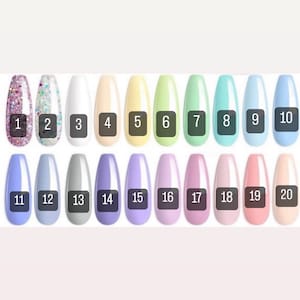 PASTEL PARADISE Solid Color Press-On Nails | Solid Color Nails | Pick Your Own Color | Gloss or Matte | Press On Nails | Glue On Nails