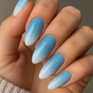 Galaxy Cat Eye Press On Nails: Color Changing Gel Nail Set