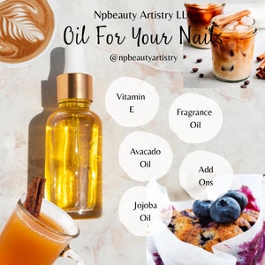 NEW Coffee Shop Scents | Cuticle Oil Mini | Cuticle Oil | Cuticle Care | Nail Serum | Cuticle Oil | 3mL | 5mL