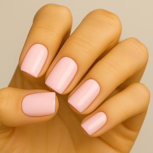 Summer Press-On Nails | Ocean Beach | Square Shape | Glossy Handmade Nail Set | Reusable | Fake Nails