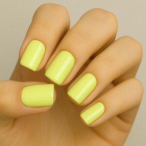 Summer Press-On Nails | Ocean Beach | Almond Shape | Glossy Handmade Nail Set | Reusable | Fake Nails