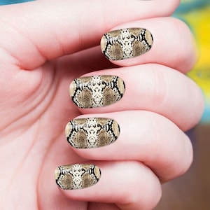 Foil Snake foil custom  10 set nails pick one color/nail shape for customization