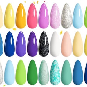 WINTER New Solid Color Press-On Nails | Solid Color Nails | Pick Your Own Color | Gloss or Matte | Press On Nails | Glue On Nails